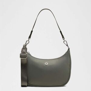 Lululemon City Essentials Small Shoulder Bag Grey Sage NWT
